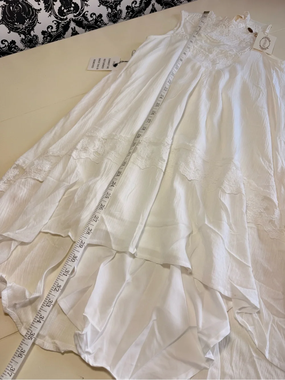 Joyfolie Delphina Dress | Cream | Girls Size 7 | NWT